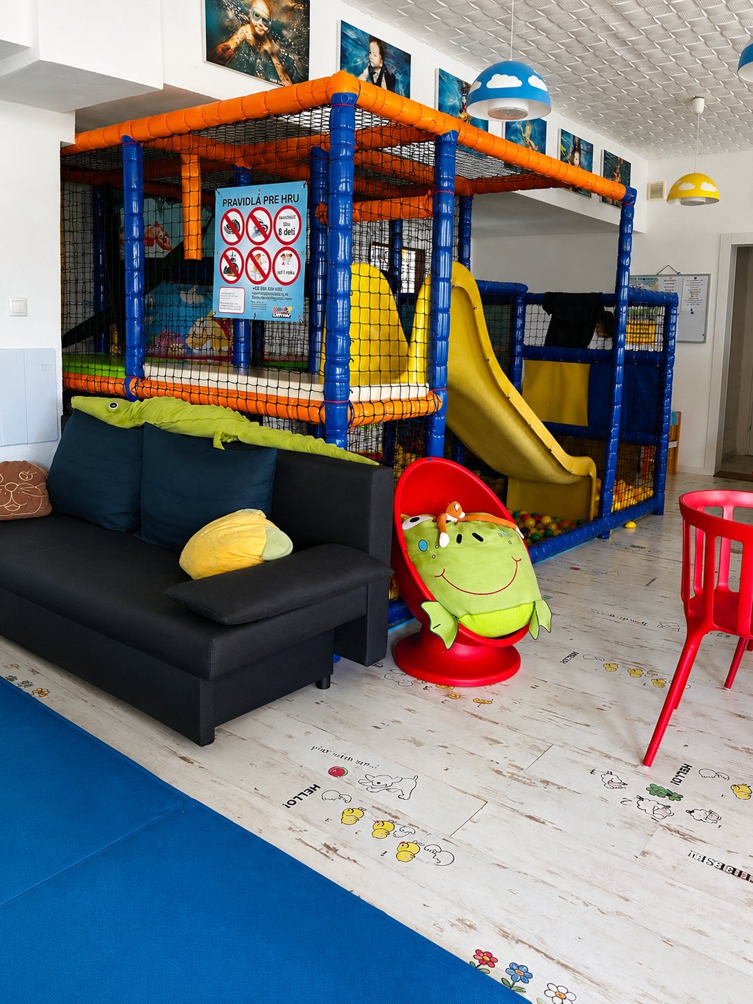 Preliezačka a herňa v Baby Clube Žabka